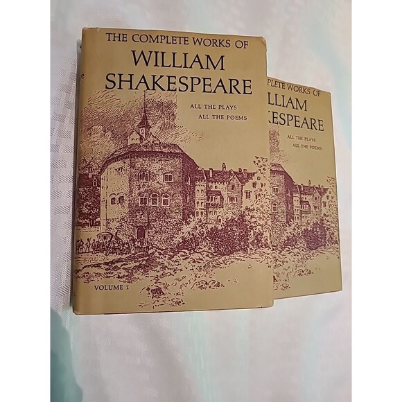 The Complete Works Of WILLIAM SHAKESPEARE Volumes 1 & 2 Set,  Book Club. Ed. - Picture 2 of 9